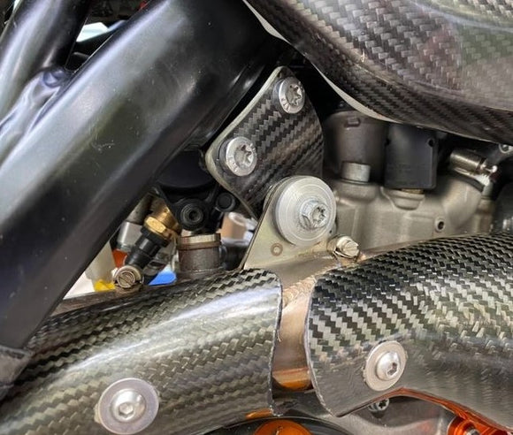 Carbon Engine Mounts | KTM / HUSQ  | FE501(s) 500 EXC-F 500 XCFW | 2020-2023 (See Fitment Chart)