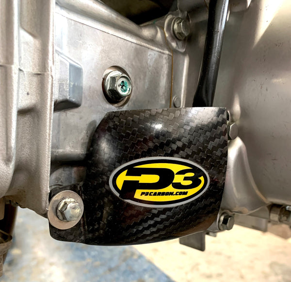 P3 Carbon Standard/Slim Temperature Sensor Cover | Honda CRF110 | 2019-2024 | Use Product 705003 For MAXCoverage
