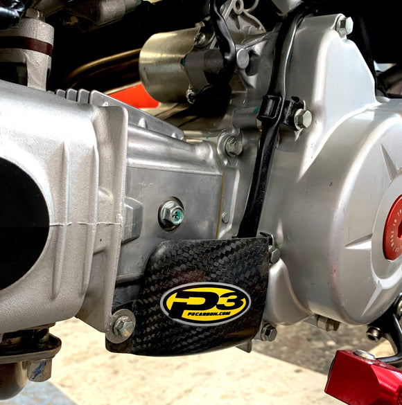 P3 Carbon Standard/Slim Temperature Sensor Cover | Honda CRF110 | 2019 - 2026 | Use Product 705003 For MAXCoverage