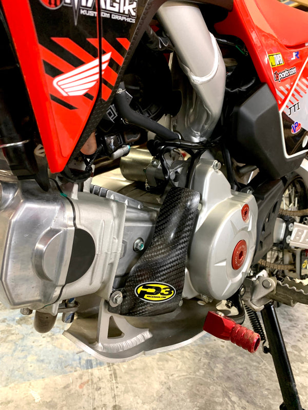 P3 Carbon MAXCoverage Temperature Sensor Cover | Honda CRF110  | 2019-2024 | Use Product 705002 For Standard / Slim Coverage
