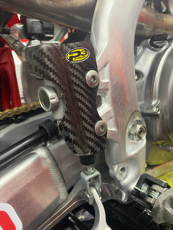 P3 Carbon Rear Pump Protection | CRF250R/RX/RWE & 450R/RX/RWE 2005 - 2026 (See Fitment Chart)