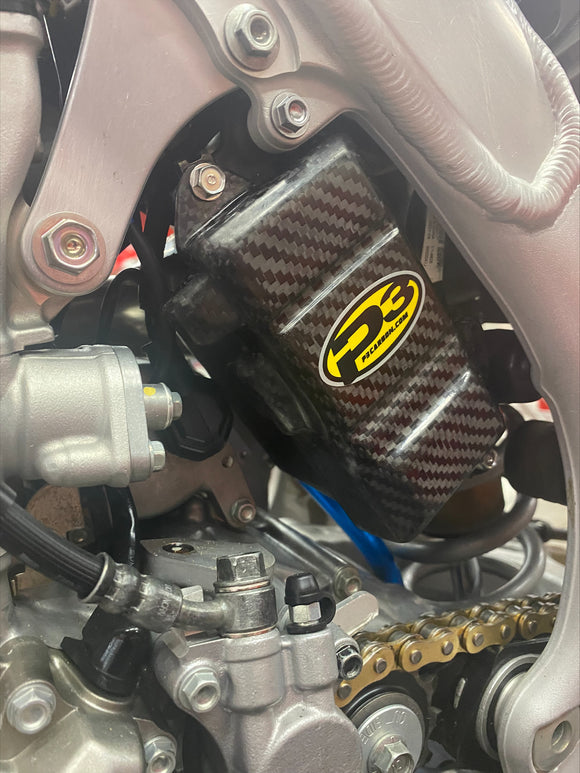 P3 Carbon Lithium Battery Holder CRF250 R/RX & 450 R/RX | 2021 - 2026 (See Fitment Chart)