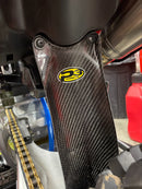 P3 Carbon Mud Flap & Shock Guard | Honda 250/450 Models | 2021 - 2026 (See Description / Fitment Chart)-2
