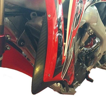P3 Carbon Radiator Shroud Extenders Honda CRF250R 2014-2016 | CRF450R 2013-2016 - 0