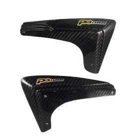 P3 Carbon Radiator Shroud Extenders Honda CRF250R 2014-2016 | CRF450R 2013-2016
