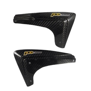 P3 Carbon Radiator Shroud Extenders Honda CRF250R 2014-2016 | CRF450R 2013-2016