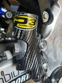 P3 Carbon Rear Master Cylinder Guard Yamaha YZ250(F) / YZ450F / YZ125 / WR450F / WR250 F 2006 - 2024 (See Fitment Chart)