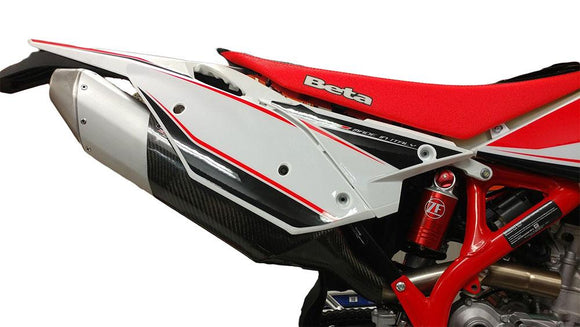 P3 Carbon Muffler Guard Beta RR/RS/RR-S 4T | 2010-2019 (See Fitment Chart)