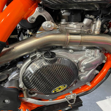 P3 Carbon Clutch Cover KTM  KTM 450 SX-F/XC-F 2016-2022 | 450 SX-F Factory Edition 2015-2022 | 450/500 EXC-F 2016-2019 - 0