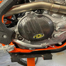 P3 Carbon Clutch Cover KTM  KTM 450 SX-F/XC-F 2016-2022 | 450 SX-F Factory Edition 2015-2022 | 450/500 EXC-F 2016-2019-1