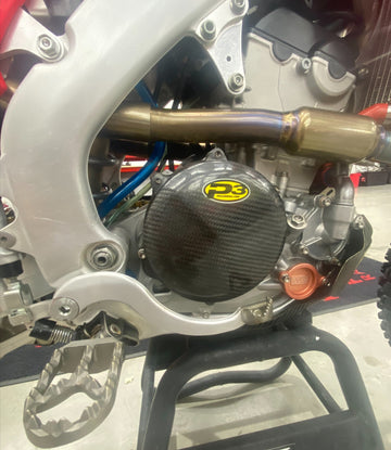 P3 Carbon Clutch Cover Honda CRF 250R/RX/RWE 2018 - 2026 (See Fitment Chart)