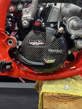 P3 Carbon Clutch Cover Guard Beta 125/200 | 2019 - 2026 (Including X-PRO/RACE Models)