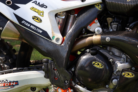 P3 Carbon Fiber Frame Guards KTM | 2023 - 2026 (See Fitment Chart)