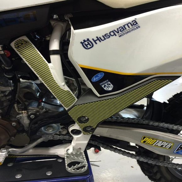 P3 Carbon Grip Guards Frame Protectors Husqvarna 125-501 | FC/TC 2014-2015 | FE/TE 2014-2016