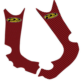 P3 Carbon Grip Guards Frame Protectors Honda CRF250R 2013-2017 | CRF450R 2014-2016
