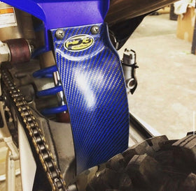 P3 Carbon Mud Flap & Shock Guard | YZ250/450F 2010-2018 & Current YZ65 Models (See Description / Fitment Chart)
