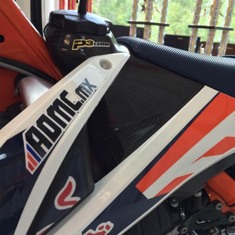 P3 Upper Fuel Tank Cover KTM - Incredibly easy to install