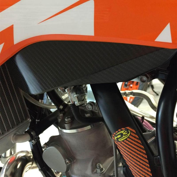 P3 Carbon Lower Fuel Tank Covers KTM SX-F | 2011-2015