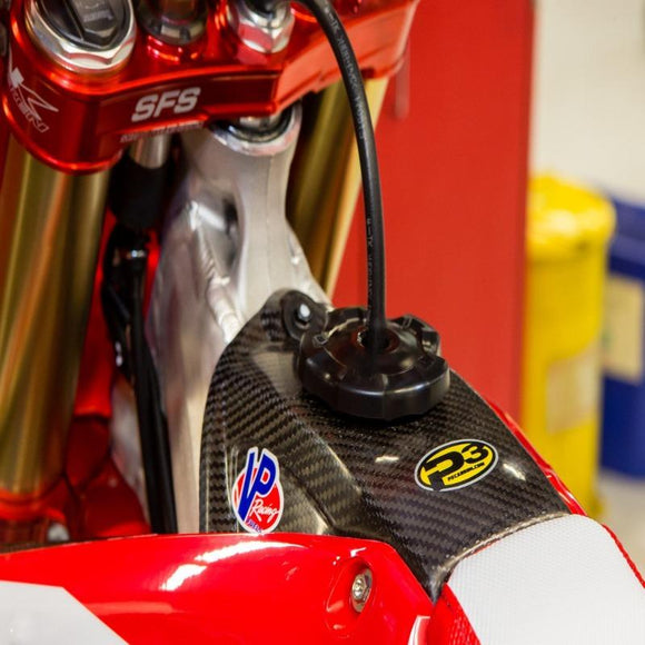 P3 Carbon Fuel Tank Cover Honda CRF450R / 450RWE / 250R | 2017-2021 (See Fitment Chart)