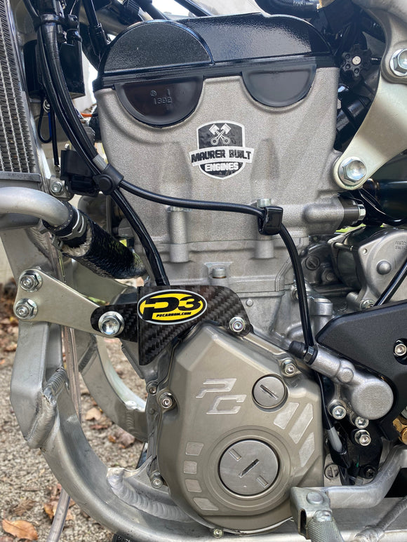 P3 Carbon Ignition Wire Cover | Kawasaki KX250 (F/X/XC) | 2021 - 2024