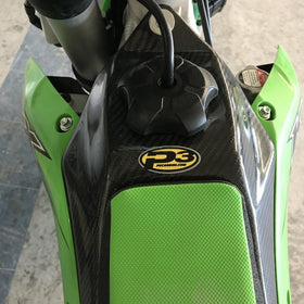 P3 Carbon Fuel Tank Cover Kawasaki KX450F | 2016 - 2018 - 0