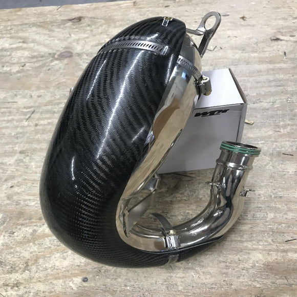 P3 Carbon Pipe Guard HUSQ TE 150 2011-2014 STOCK | HUSQ TC 125 2019-2022 FMF | KTM 125/150 SX/XC 2019-2022 FMF | GasGas MC125 2021 - 2023 FMF