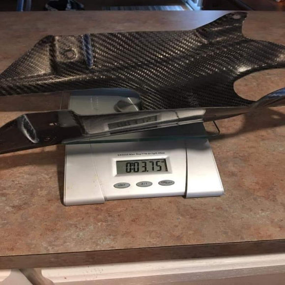 P3 Carbon Fuel Tank Cover Kawasaki KX250 & 450 Models | 2019 - 2026 (See Fitment Chart)