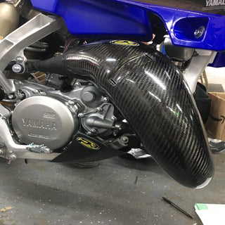 P3 Carbon Pipe Guard Yamaha YZ125 2005 - 2021 | YZ125X 2020 - 2021
