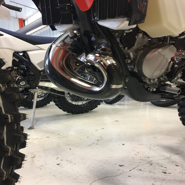 P3 Carbon Pipe Guard MAXCoverage: KTM 150 XC-W TPI & 150 EXC TPI 2020 - 2026 | HUSQ TE150(i) 2020 - 2026 - 0