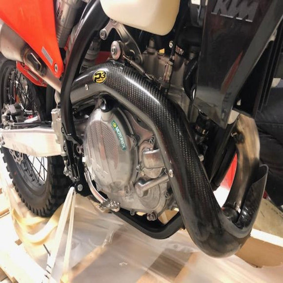 P3 Carbon Heat Shield MAXCoverage: Husqvarna FE 501(S) & FE 450 2020-2023 | KTM 450 EXC-F/XC-W & 500 EXC-F/XCF-W 2020-2023