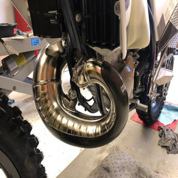 P3 Carbon Pipe Guard MAXCoverage KTM/HQV/GASGAS 250/300 | 2019-2023 (See Fitment Chart)