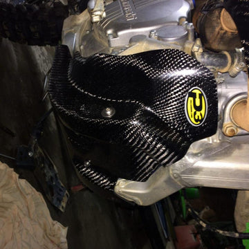 P3 Carbon Skid Plate Kawasaki KX250F | 2009-2016 - 0