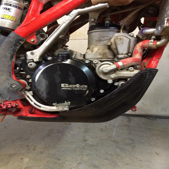 P3 Carbon Skid Plate Beta 250 | 300 Enduro & Enduro Racing RR 2-Stroke | 2013-2017